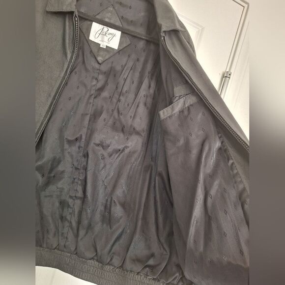 REMY  Men's Black Soft Leather Blazer   Jacket  Size 40  Vintage - Picture 5 of 11